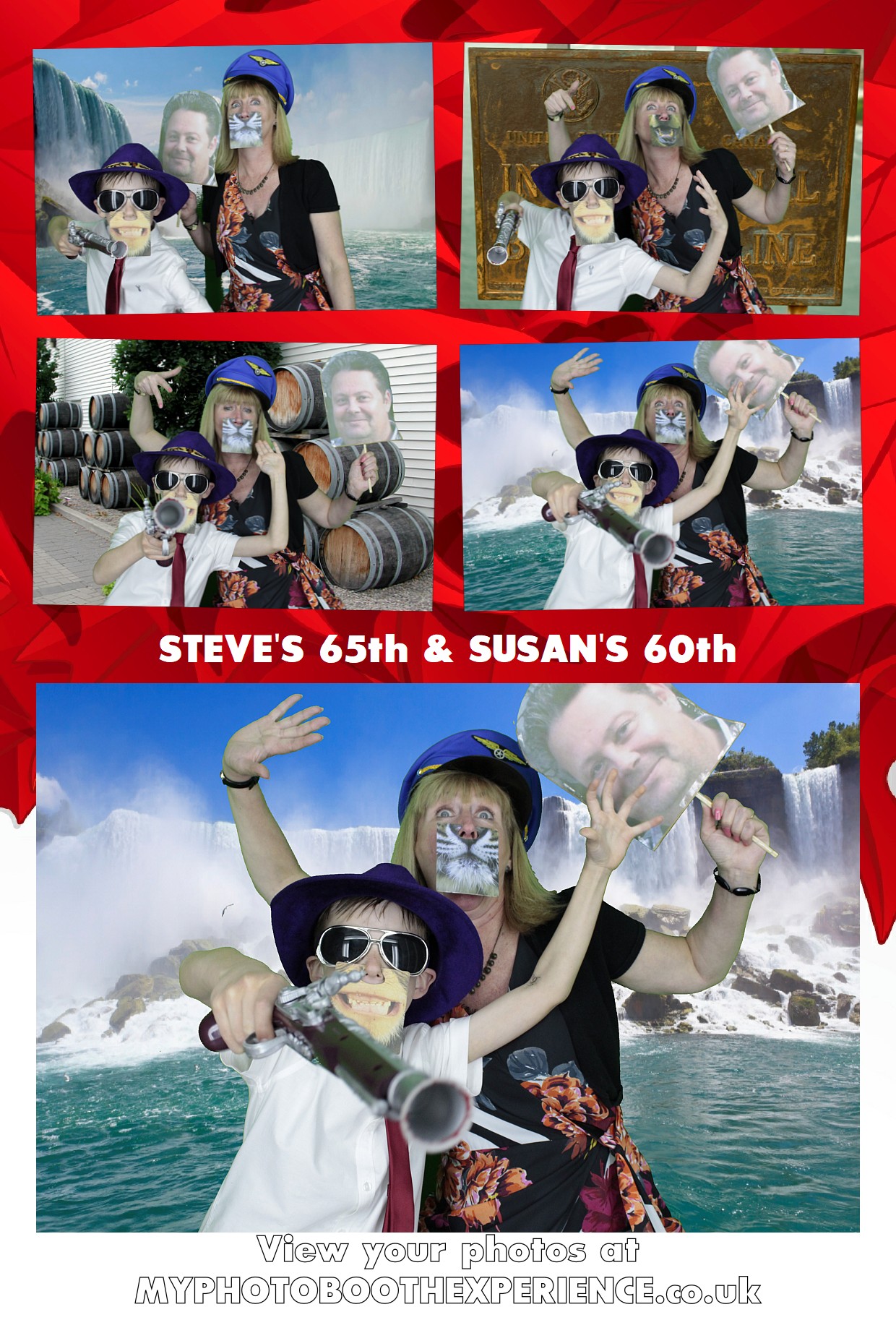Steve's 65th & Susan 60th Birthday | View more photos from the event at gallery.myphotoboothexperience.co.uk/u/MyPhotoBoothExperienceLtd/Steves-65th-Susan-60th-Birthday